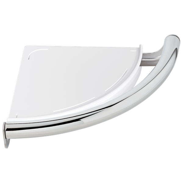 Delta - Bathsafety Contemporary Corner Shelf With Assist Bar