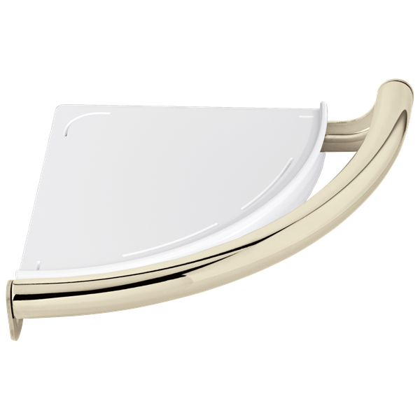 Delta - Bathsafety Contemporary Corner Shelf With Assist Bar