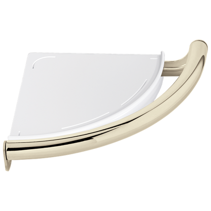 Delta - Bathsafety Contemporary Corner Shelf With Assist Bar