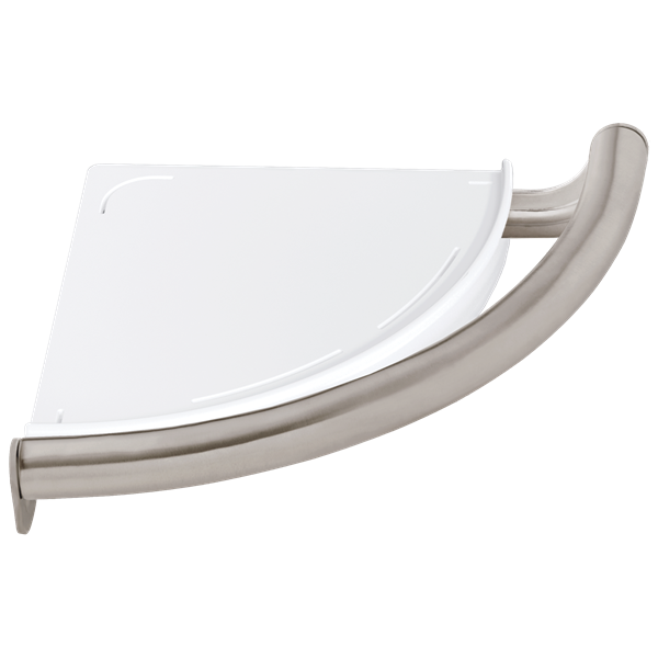 Delta - Bathsafety Contemporary Corner Shelf With Assist Bar