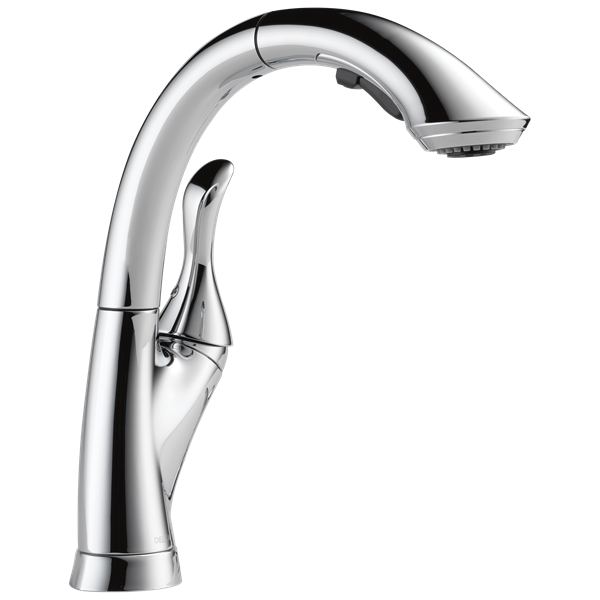 Delta - Linden Single Handle Pull-Out Kitchen Faucet