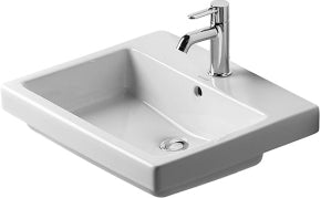 Duravit - Vero 21 5/8" Rectangular Drop In Sink
