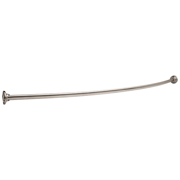 Delta - 1 Inch X 5' Shower Curtain Rod With Brackets (6 Inch Bow)
