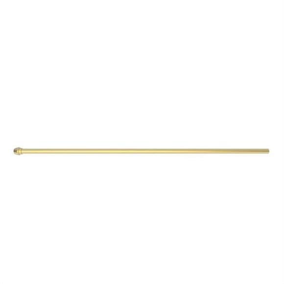 Newport Brass - Brasstech 3/8 Inch x 20 Inch Rigid Supply Tube, Bull nose