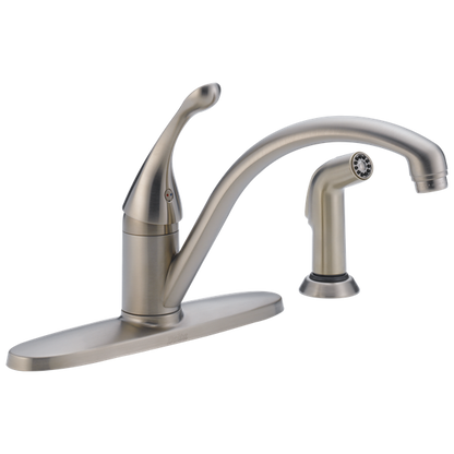 Delta - Collins Single Handle Kitchen Faucet With Spray