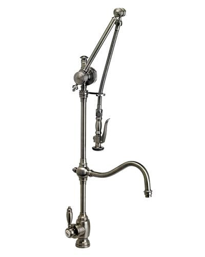 Waterstone - Traditional Gantry Pulldown Faucet - Hook Spout