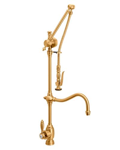 Waterstone - Traditional Gantry Pulldown Faucet - Hook Spout