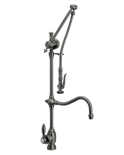 Waterstone - Traditional Gantry Pulldown Faucet - Hook Spout