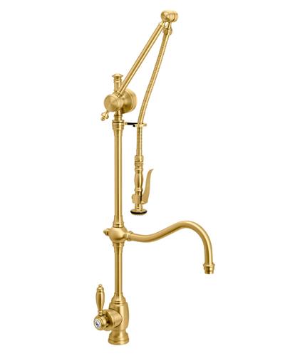 Waterstone - Traditional Gantry Pulldown Faucet - Hook Spout