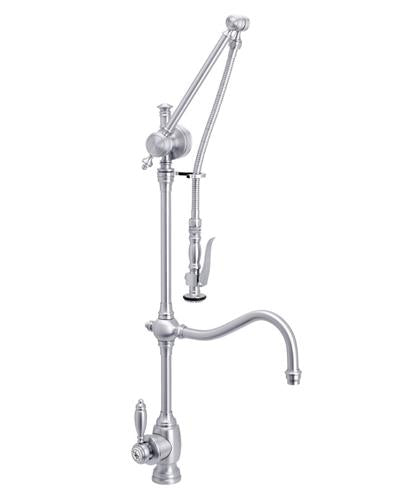 Waterstone - Traditional Gantry Pulldown Faucet - Hook Spout