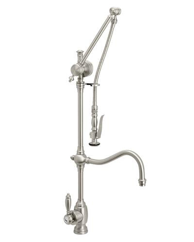 Waterstone - Traditional Gantry Pulldown Faucet - Hook Spout
