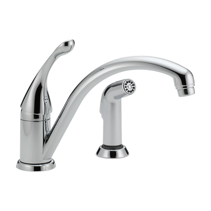 Delta - Collins Single Handle Kitchen Faucet With Spray