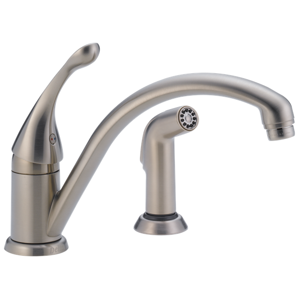 Delta - Collins Single Handle Kitchen Faucet With Spray