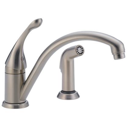 Delta - Collins Single Handle Kitchen Faucet With Spray