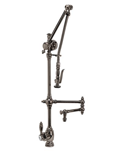 Waterstone - Traditional Gantry Pulldown Faucet - 12 Inch Articulated Spout