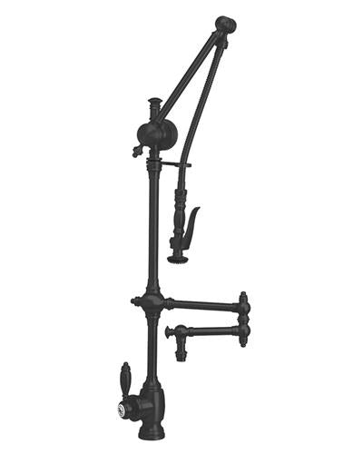 Waterstone - Traditional Gantry Pulldown Faucet - 12 Inch Articulated Spout