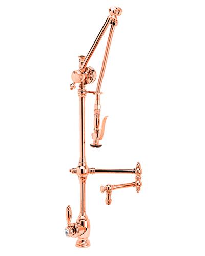 Waterstone - Traditional Gantry Pulldown Faucet - 12 Inch Articulated Spout