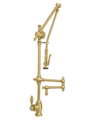 Waterstone - Traditional Gantry Pulldown Faucet - 12 Inch Articulated Spout