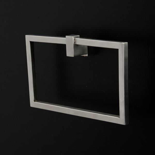 Lacava - Quadro Wall-Mount Towel Ring Made Of Stainless Steel.
