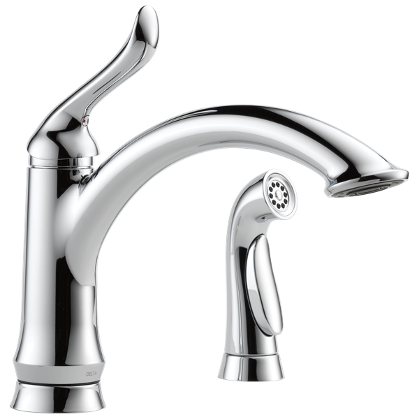 Delta - Linden Single Handle Kitchen Faucet With Spray