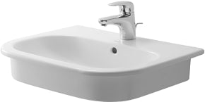 Duravit - D-Code 21 1/2" Rectangular Drop In Sink in White