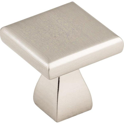 Elements - 1 Inch Overall Length Square Hadly Cabinet Knob