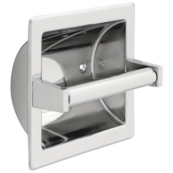 Delta - Brass Recessed Paper Holder With Brass Roller