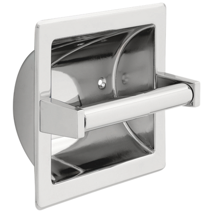 Delta - Brass Recessed Paper Holder With Brass Roller