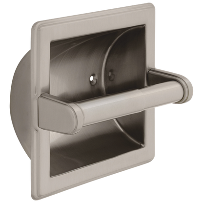 Delta - Brass Recessed Paper Holder With Brass Roller