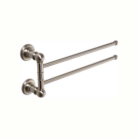 Ginger - Columnar 13 Inch Double Swing Towel Bar