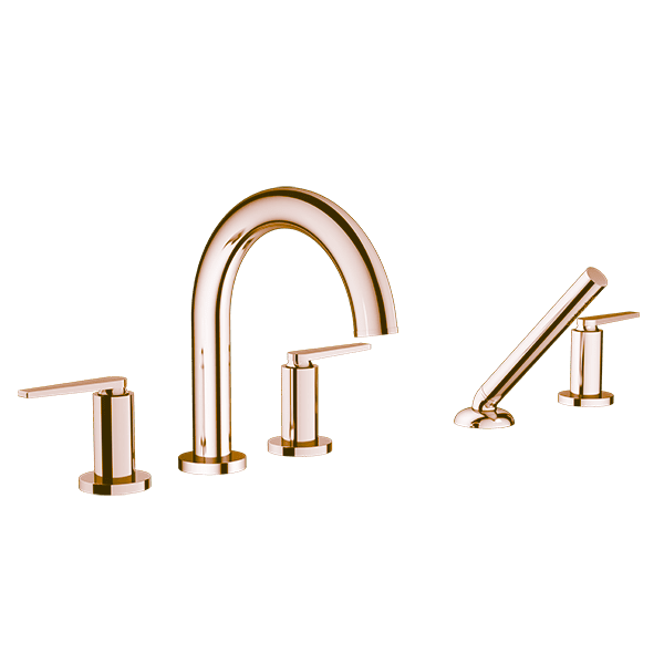 Santec - Piana I Trim - Roman Tub Filler With Hand Shower