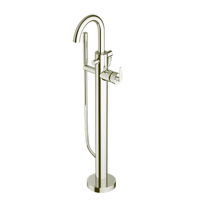 Santec - Piana I Trim - Floor Mount Tub Filler With Hand Shower