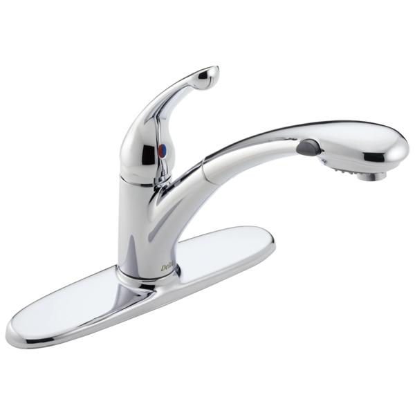 Delta - Signature Pullouts Single Handle Pull-Out Water-Efficient Kitchen Faucet