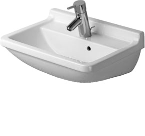 Duravit - Starck 3 19 5/8" Rectangular Wall Mounted Sink in White