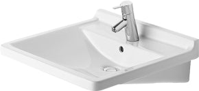 Duravit - Starck 3 23 5/8" Rectangular Wall Mounted Sink in White