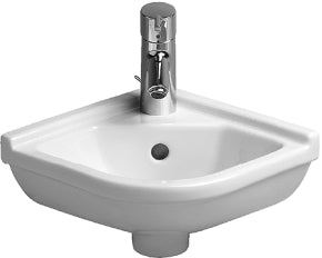 Duravit - Starck 3 16 7/8" Rectangular Wall Mounted Sink in White
