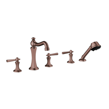 Santec - Hana Trim - Roman Tub Filler With Hand Shower