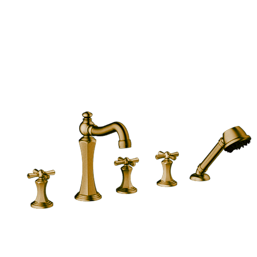Santec - Hana Trim - Roman Tub Filler With Hand Shower