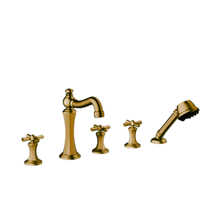 Santec - Hana Trim - Roman Tub Filler With Hand Shower