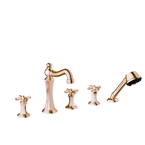 Santec - Hana Trim - Roman Tub Filler With Hand Shower