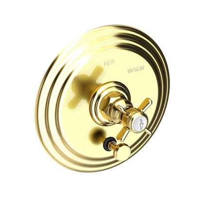 Newport Brass - Fairfield Balanced Pressure Tub & Shower Diverter Plate with Handle. Less Showerhead, arm and flange.