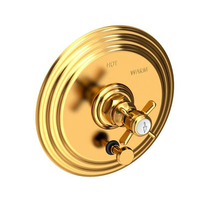 Newport Brass - Fairfield Balanced Pressure Tub & Shower Diverter Plate with Handle. Less Showerhead, arm and flange.