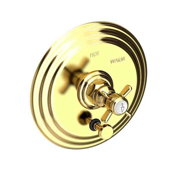 Newport Brass - Fairfield Balanced Pressure Tub & Shower Diverter Plate with Handle. Less Showerhead, arm and flange.