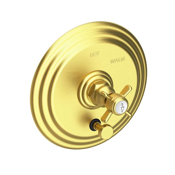 Newport Brass - Fairfield Balanced Pressure Tub & Shower Diverter Plate with Handle. Less Showerhead, arm and flange.
