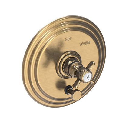 Newport Brass - Fairfield Balanced Pressure Tub & Shower Diverter Plate with Handle. Less Showerhead, arm and flange.