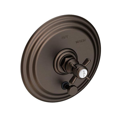 Newport Brass - Fairfield Balanced Pressure Tub & Shower Diverter Plate with Handle. Less Showerhead, arm and flange.