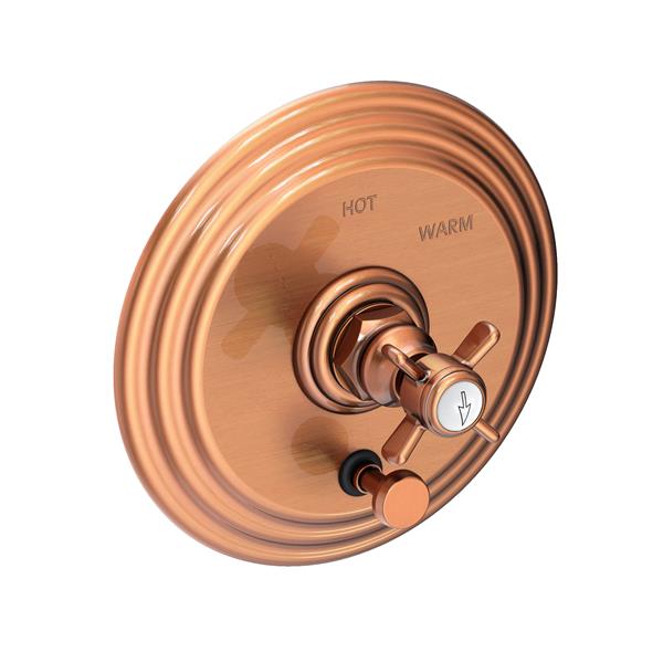 Newport Brass - Fairfield Balanced Pressure Tub & Shower Diverter Plate with Handle. Less Showerhead, arm and flange.