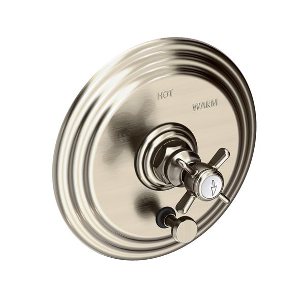 Newport Brass - Fairfield Balanced Pressure Tub & Shower Diverter Plate with Handle. Less Showerhead, arm and flange.