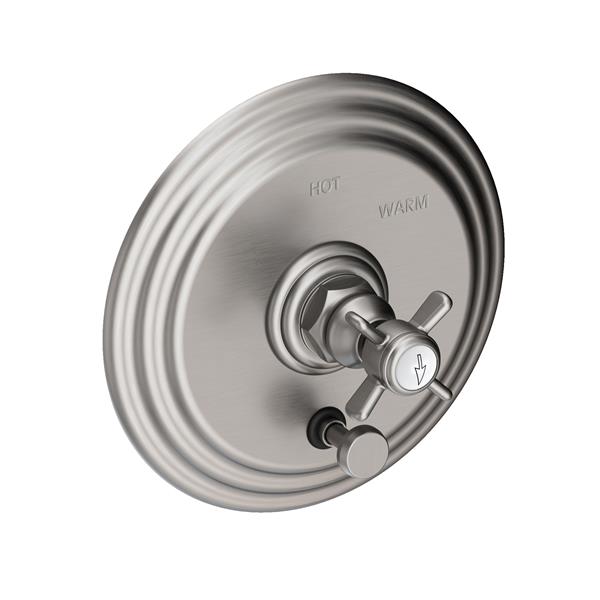 Newport Brass - Fairfield Balanced Pressure Tub & Shower Diverter Plate with Handle. Less Showerhead, arm and flange.