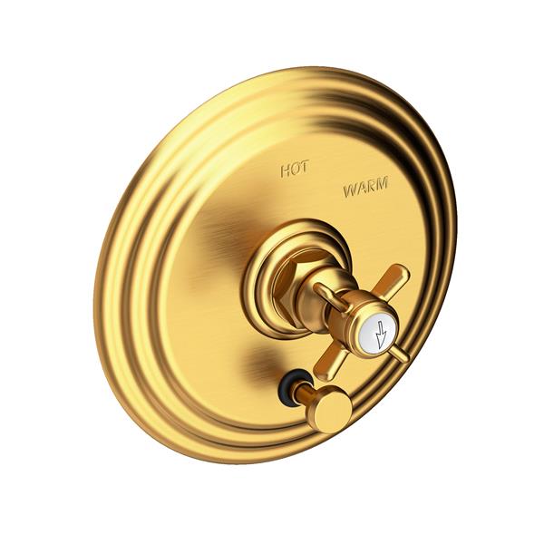 Newport Brass - Fairfield Balanced Pressure Tub & Shower Diverter Plate with Handle. Less Showerhead, arm and flange.